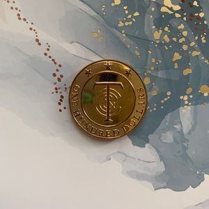 COPY - RARE! - TIFFANY & CO. STERLING SILVER Coin - $100